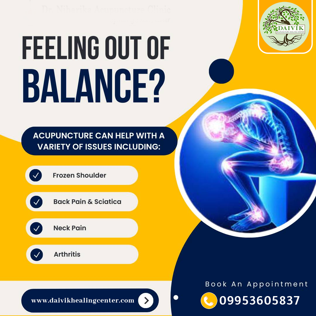 Feeling out of balance? Feeling out of balance